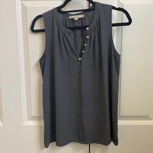 Grey Blouse with buttons